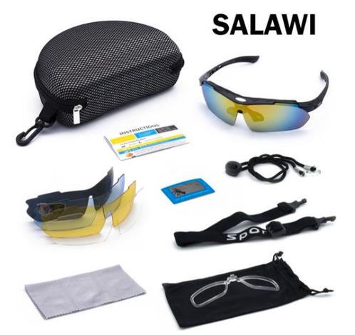 Salawi - fietsbrillen heren – fietsbril dames – Sportbrillen, Fietsen en Brommers, Brommerhelmen, Verzenden