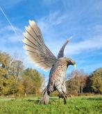 Beeldje - Jagende roofvogel xl - metal, Antiek en Kunst