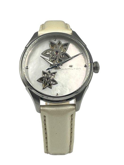 Hamilton - Jazzmaster Open Heart Auto - Mother Of Pearl -, Handtassen en Accessoires, Horloges | Heren