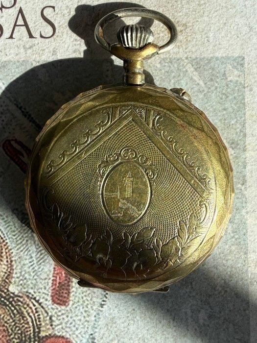 Roskopf - Chronometre Moderne(M1) Hunter - 1850-1900, Handtassen en Accessoires, Horloges | Heren