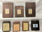 Icoon - Set van 7 decoratieve iconen - Hout, Antiek en Kunst
