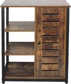 Miadomodo - Vintage Halfopen Kast met 3 Planken - Industriee, Huis en Inrichting, Verzenden, Nieuw