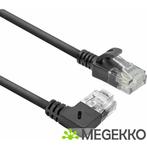 ACT Zwarte 5 meter U/UTP CAT6A LSZH slimline patchkabel met, Verzenden, Nieuw