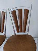 Stoel - Verchroomd - Paar vintage-chrome stoelen