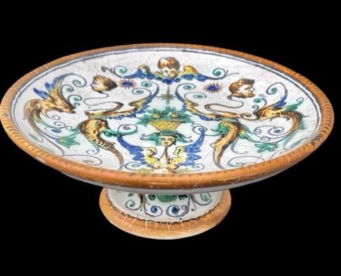Tafelmiddenstuk - Majolica - Majolicatafel, Antiek en Kunst, Antiek | Glaswerk en Kristal