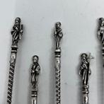 Theelepel (12) - Verzilverd - 12 apostelen verzilverd, Antiek en Kunst