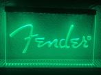 Fender neon bord lamp LED  verlichting reclame lichtbak *GRO, Verzenden, Nieuw