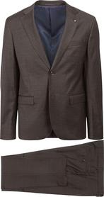Suitable Kostuum Strato Wol Bruin maat Maat 52/54 (L) Heren, Kleding | Heren, Kostuums en vesten, Maat 52/54 (L), Bruin, Verzenden