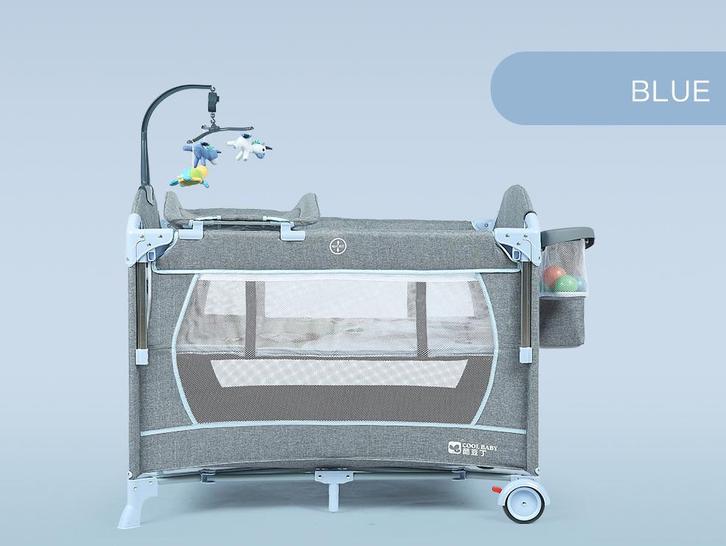 Cool Baby KDD-P960F - Campingbed - Inklapbaar - Blauw, Caravanes & Camping, Accessoires de camping, Enlèvement ou Envoi