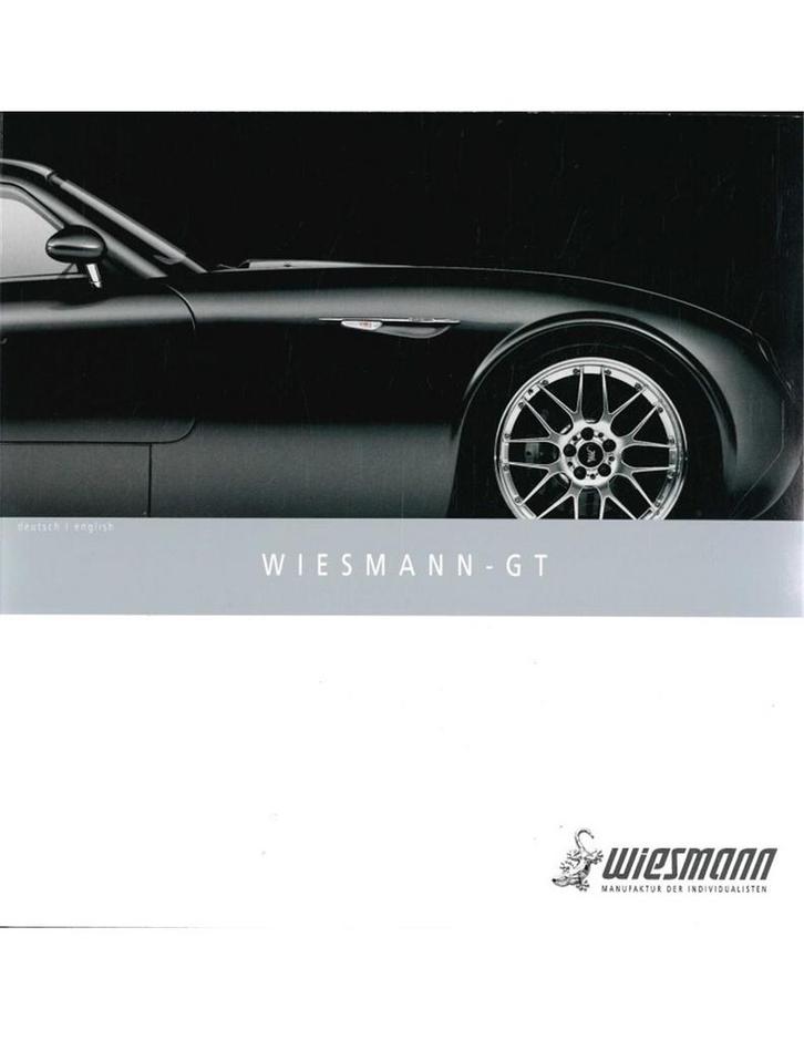 2008 WIESMANN GT BROCHURE ENGELS | DUITS, Boeken, Auto's | Folders en Tijdschriften