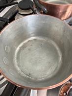 Poêle (2) - Cuivre, Étain - Falk panne à parois épaisses.