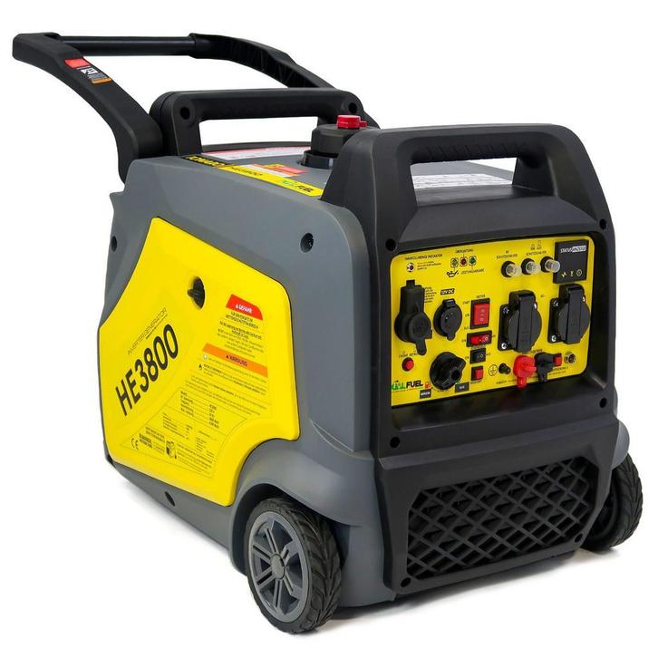 Tonaro Generator Aggregaat HE3800 Benzine/Propaan, Doe-het-zelf en Bouw, Aggregaten, Minder dan 5 kVA, Elektrisch startend, Nieuw