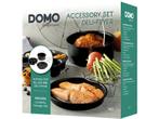 Domo -  Airfryer Accessoireset 4 Stuks - Zwart, Verzenden, Nieuw, Airfryer