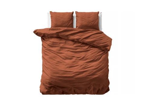 PRIMAVIERA DELUXE Uni Satijn Bruin, Huis en Inrichting, Slaapkamer | Beddengoed