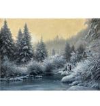 Alexander Borisenko (1974) - Sunny winter day, Antiek en Kunst