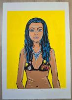 Peter Klashort (1957-2024) - Lady on Yellow