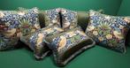Kussensloopset met Morris & Co-stof, inclusief vulling. -