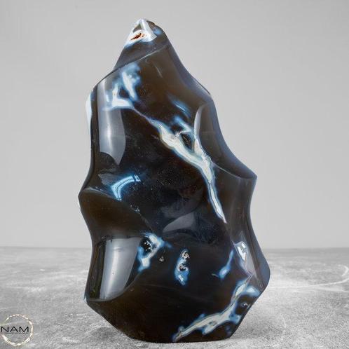 Agate naturelle rare Orca Flamme- 892.28 g, Verzamelen, Mineralen en Fossielen