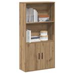 vidaXL Boekenkast 60x24x120 cm bewerkt hout artisanaal, Huis en Inrichting, Kasten | Boekenkasten, Verzenden, Nieuw