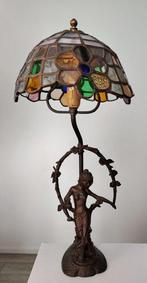 Lamp - Gepatineerd brons, Antiek en Kunst, Curiosa en Brocante