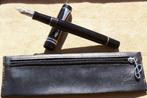 SUPERBE stylo plume 18 kts PARKER DUOFOLD international noir, Nieuw