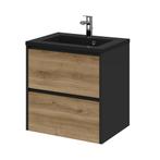 Tiger Reverse Meubelset 60 cm met 2 lades Chalet eik - Mat, Doe-het-zelf en Bouw, Ophalen of Verzenden, Nieuw, Bad