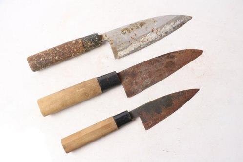 KATANA   Deba ,  Santoku ,  Ajikiri , - Keukenmes, Antiek en Kunst, Antiek | Keukengerei
