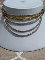Zilver - Choker halsketting - Ketting India, vintage