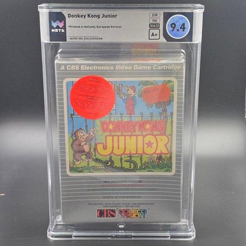 CBS Coleco - Colecovision - Donkey Kong Junior   WATA 9.4 A, Games en Spelcomputers, Spelcomputers | Overige Accessoires