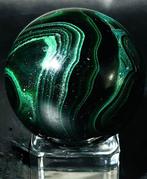 *** GEEN VEILINGKOSTEN*** Natuurlijke malachietbol –