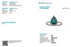 Trouwring - 14 karaat Geel goud - 1.30ct. tw. Smaragd -