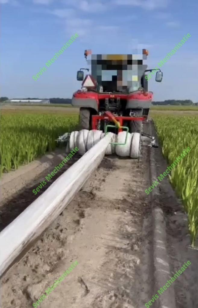 Oprolmachine Oproller Afroller Folie Druppelslang Machine, Zakelijke goederen, Landbouw | Werktuigen, Akkerbouw, Bollenteelt, Boomteelt