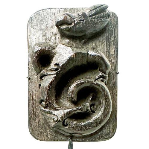 Tattoo stamp [NO RESERVE!] - Aso - Iban Dayak - Indonesië, Antiek en Kunst, Kunst | Niet-Westerse kunst