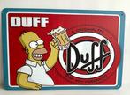 Plaque Publicitary The Simpsons Duff Beer - Figure - Métal, Nieuw in verpakking