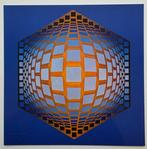 Victor Vasarely (1906-1997) - Tegla - Hat , 1972, tirage