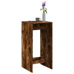 vidaXL Bartafel 51x50x103,5 cm bewerkt hout gerookt, Verzenden, Nieuw