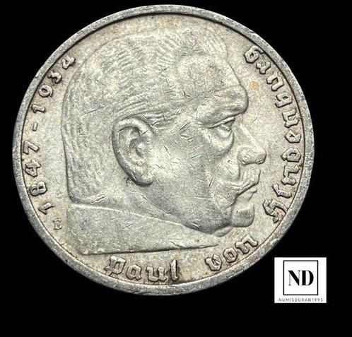 Duitsland. 5 Mark 1937 - Alemania (Zonder Minimumprijs), Postzegels en Munten, Munten | Europa | Niet-Euromunten