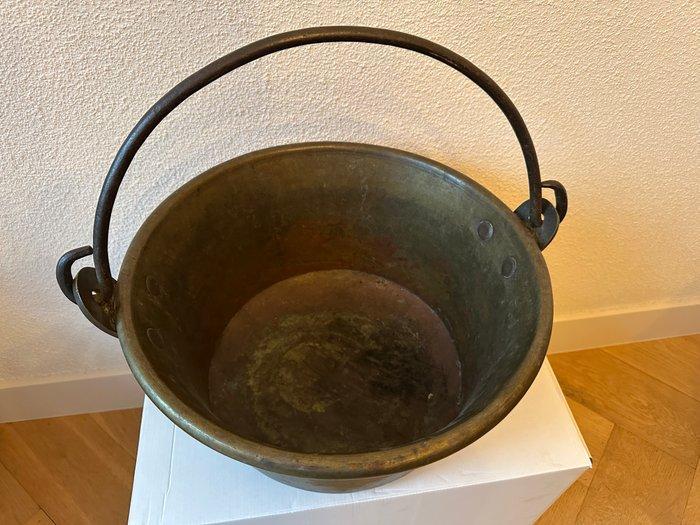 Pot - Koper - Koperen pot, Antiek en Kunst, Curiosa en Brocante