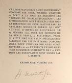 Signé ; Henri Matisse / Charles dOrléans, Tériade & Mourlot