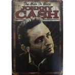 Wandbord reclamebord schild Johnny cash Black bord, Verzamelen, Verzenden, Huis en Inrichting