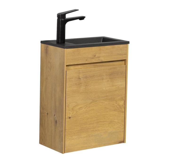 Toiletmeubel Sinta 40 x 22 cm Eiken Fonteinmeubel, Doe-het-zelf en Bouw, Sanitair, Nieuw, Verzenden