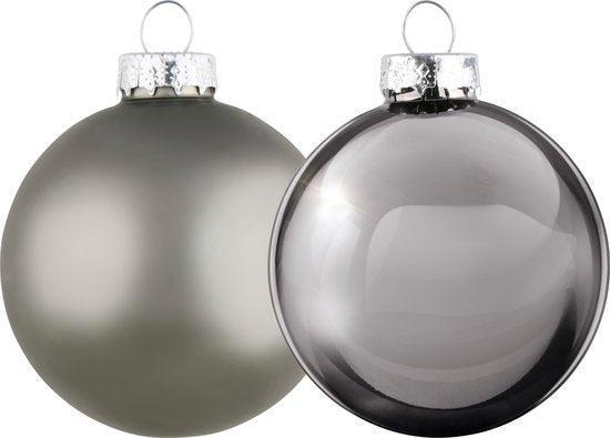 2dekans | Arti Casa Kerstballen Zilver - Kerstballenset Glas, Diversen, Kerst, Ophalen of Verzenden