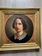 Hollandse school (XIX) - Portret statige dame, Antiek en Kunst
