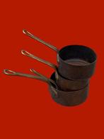 Pot (4) - Koper, Messing - Zeldzaam / GEEN RESERVEPRIJS!