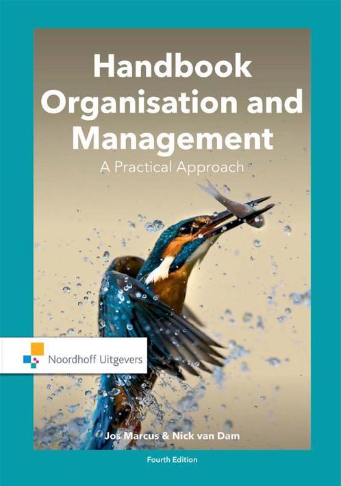 Handbook Organisation and management / Vast Boek / Noordhoff, Boeken, Economie, Management en Marketing, Zo goed als nieuw, Verzenden
