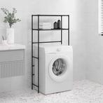 vidaXL Wasmachinerek 2-laags 69x28x143 cm ijzer zwart, Huis en Inrichting, Verzenden, Nieuw