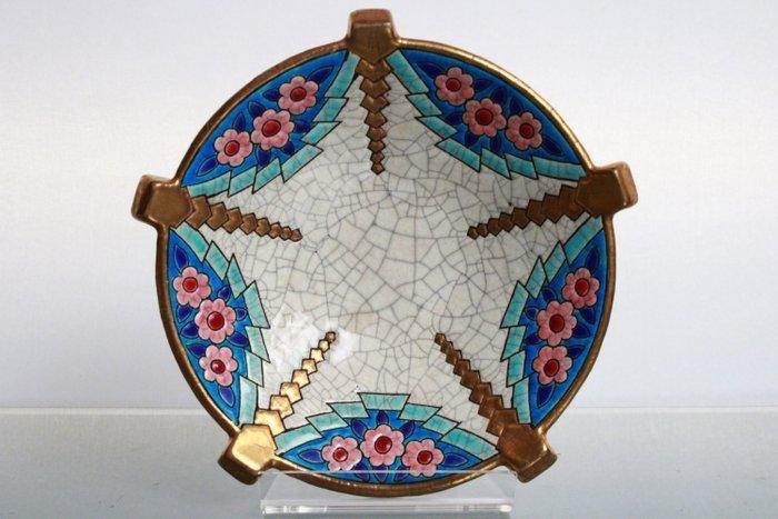 Vide-poche - Émaux de Longwy - Frankrijk, Antiek en Kunst, Antiek | Glaswerk en Kristal