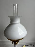 Bureaulamp - Glas, Messing, Antiek en Kunst, Curiosa en Brocante