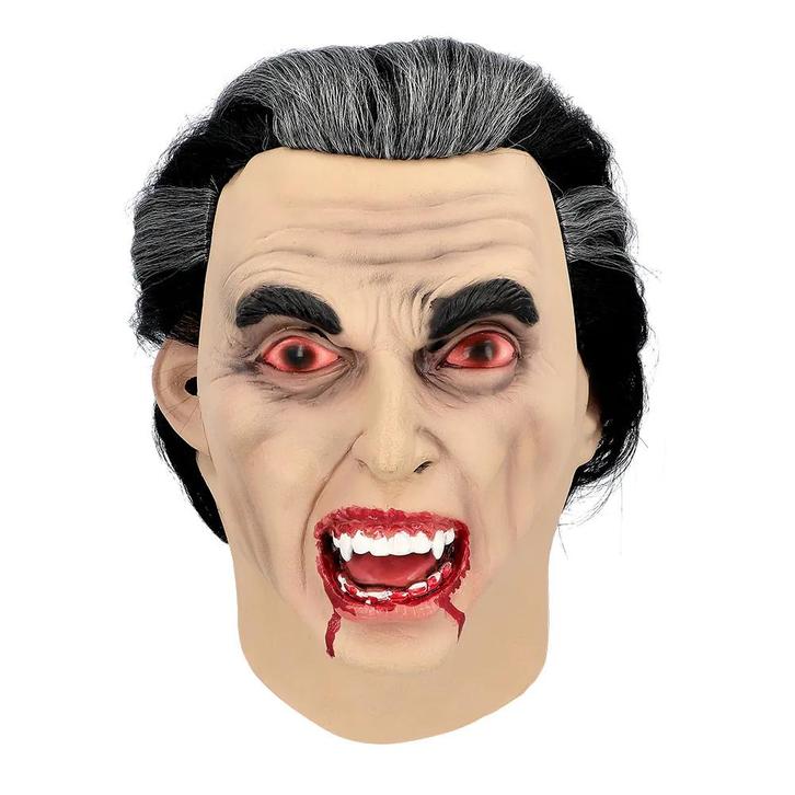 Latex hoofdmasker Graaf Vamp, Hobby en Vrije tijd, Feestartikelen, Nieuw, Verzenden
