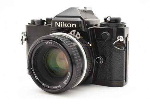Nikon FE black + Ai Nikkor 1.8/50mm | Appareil photo reflex, Audio, Tv en Foto, Fotocamera's Analoog